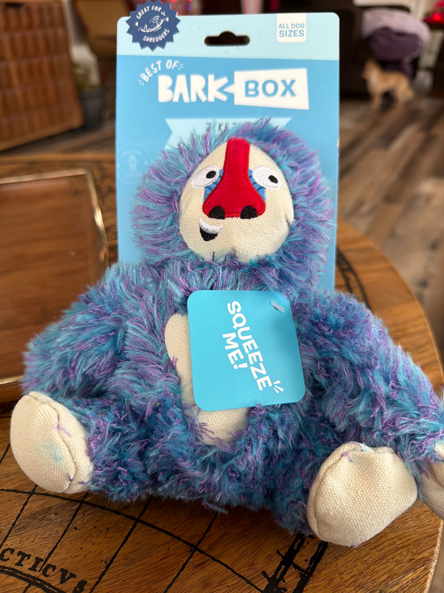 BARK Zeke the Cheeky Monkey dog toy all sizes