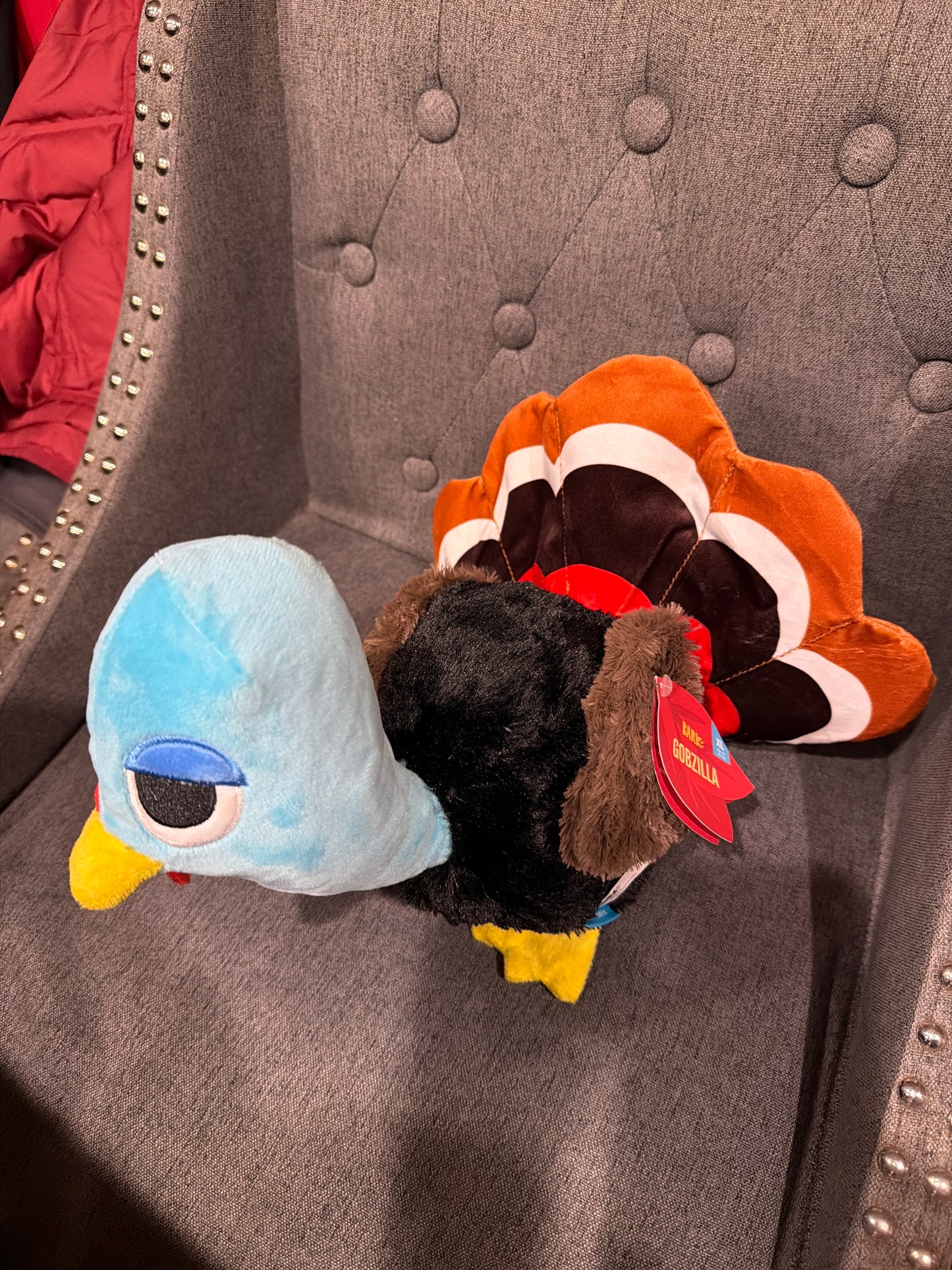 BARK Gobzilla Turkey dog toy size XL