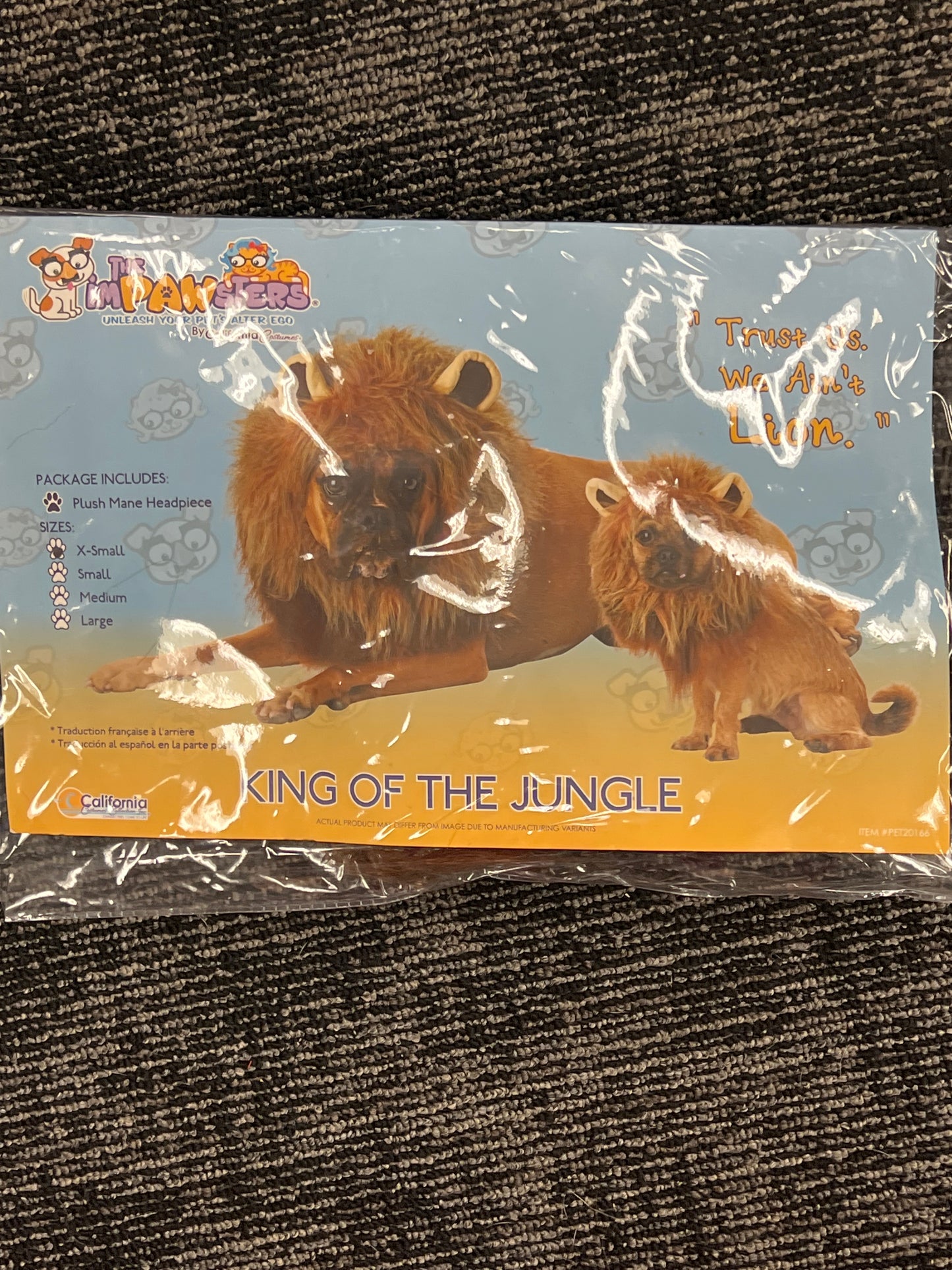 The ImPawsters King of the Jungle Lion Costume