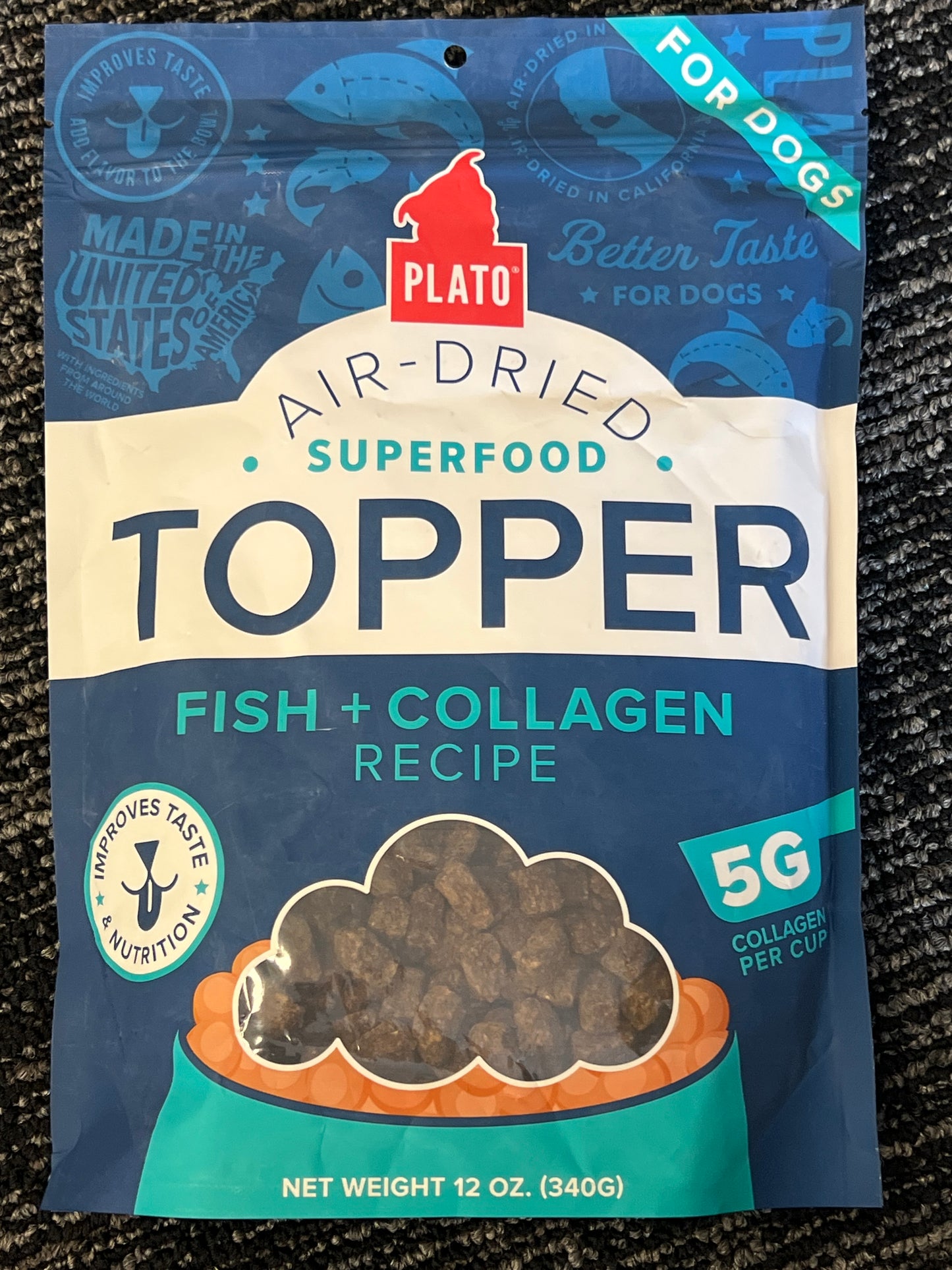 Plato Air-Dried Superfood Topper Fish & Collagen