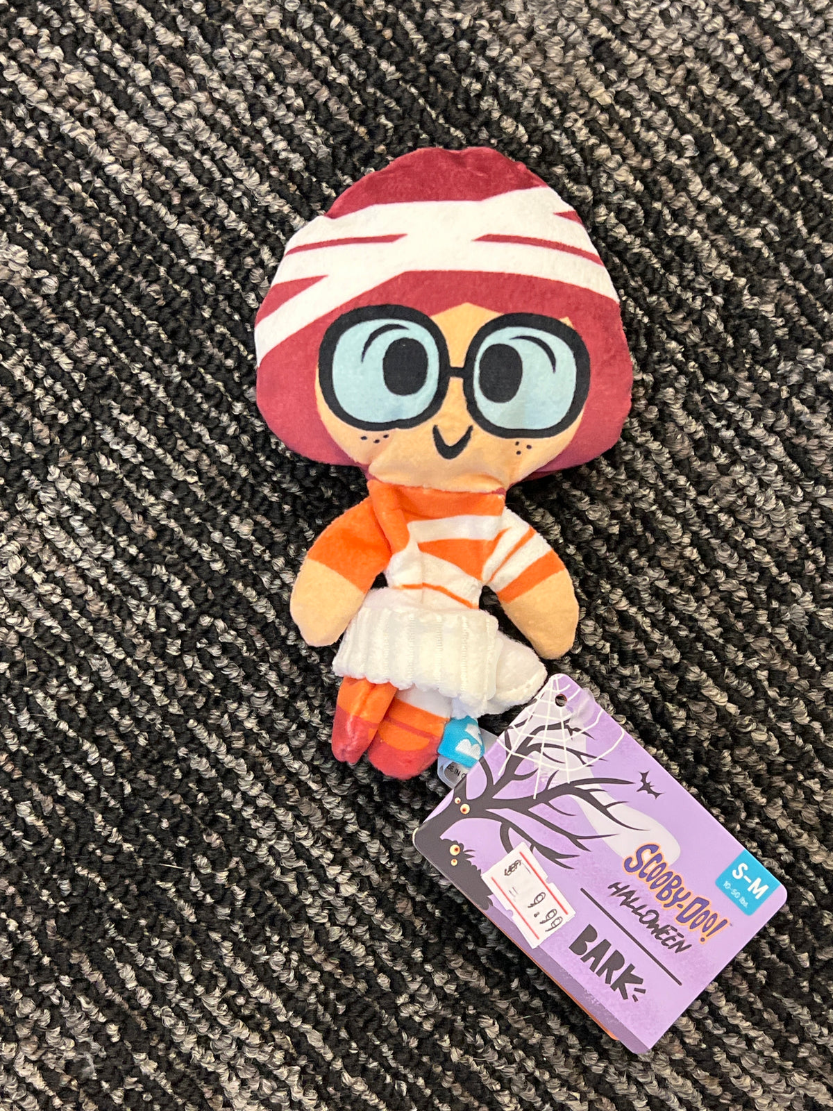 Bark Scooby-Doo Mummy Velma dog toy size s-m