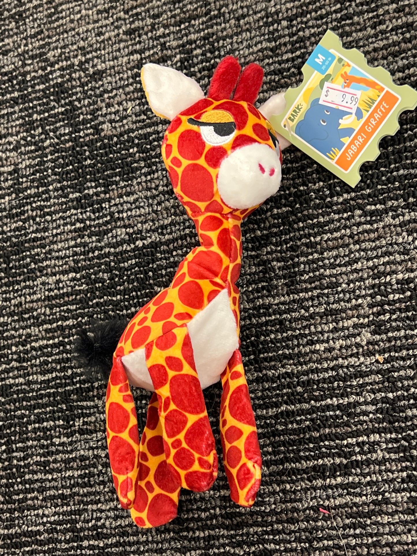 Bark Jabari Giraffe medium dog toy