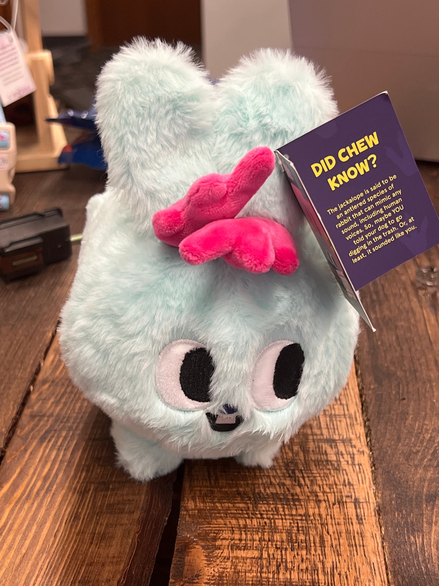 Bark Jack Jackalope dog toy size Large