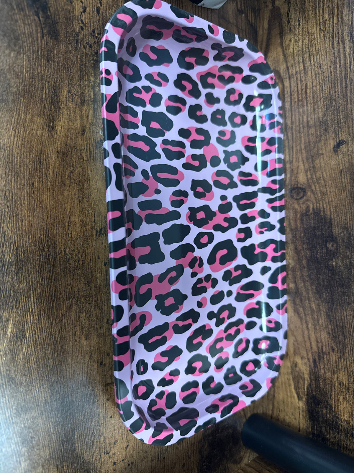 Sourpuss Pink Leopard Multipurpose Metal Tray