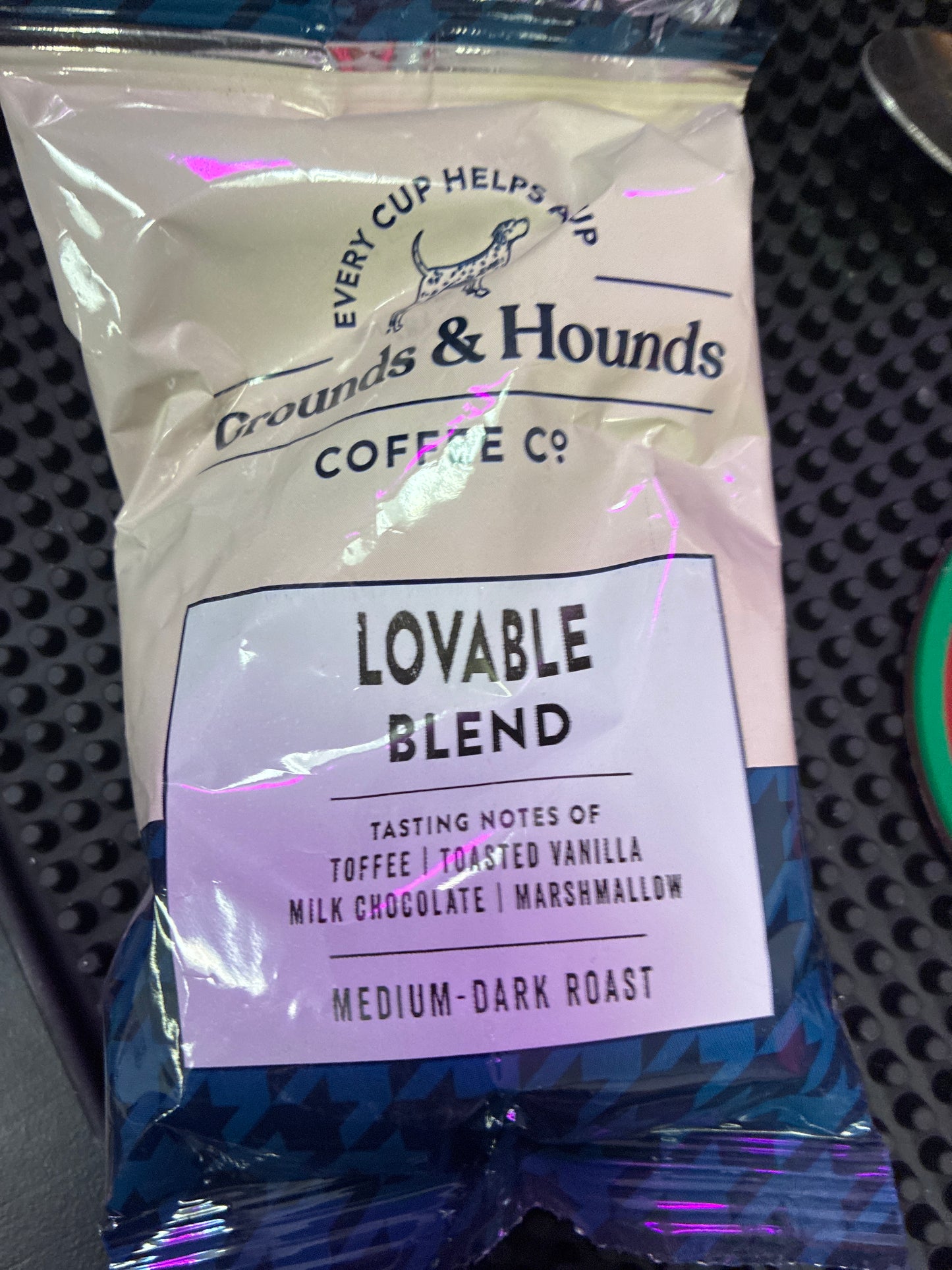 Grounds and Hounds Coffee Co. 1.5 oz Lovable Blend