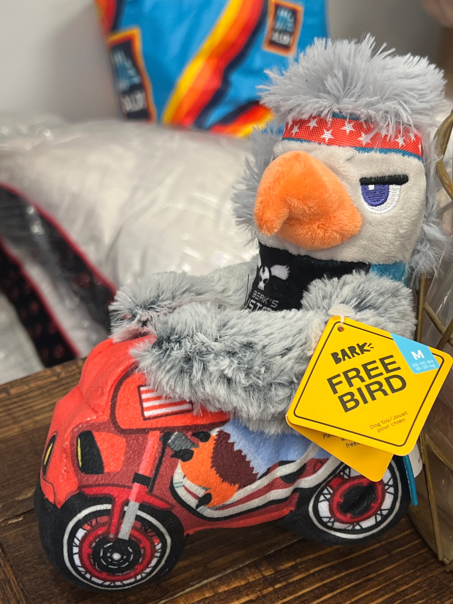 Bark Free Bird Eagle medium dog toy