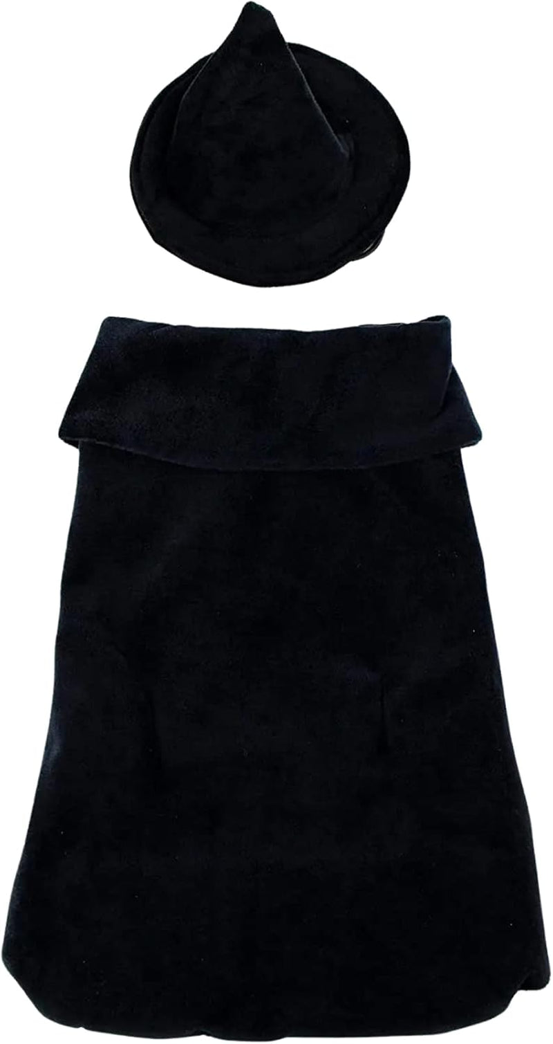 Halloween Witch Cape and Hat Dog Costume (X-Large)