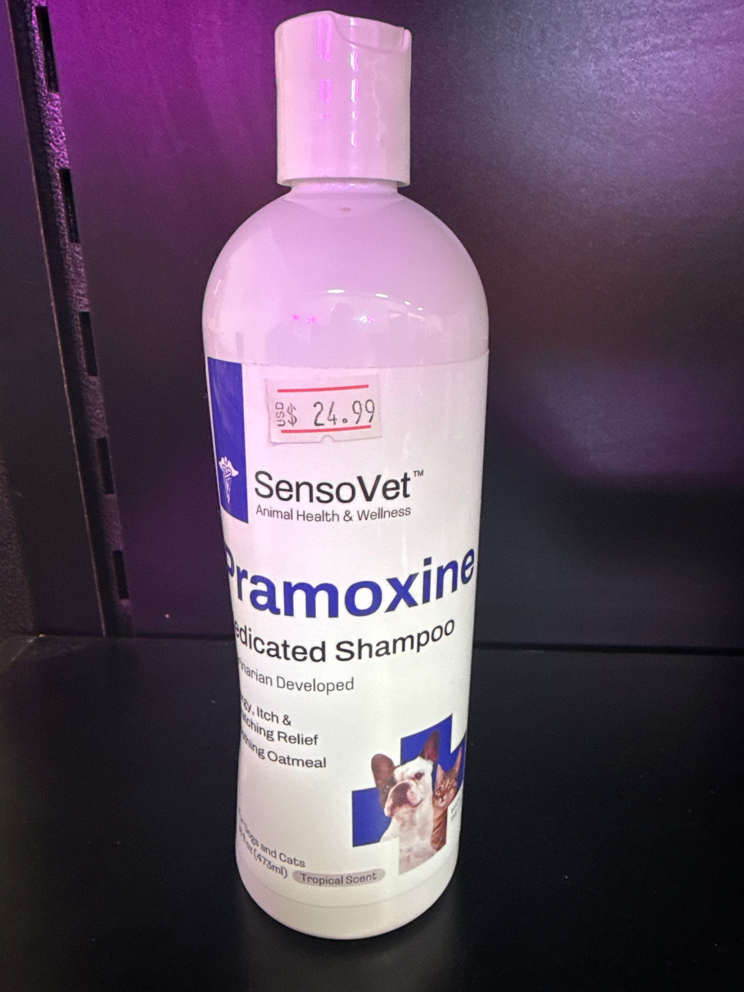SensoVet Pramoxine Medicated Shampoo 18oz