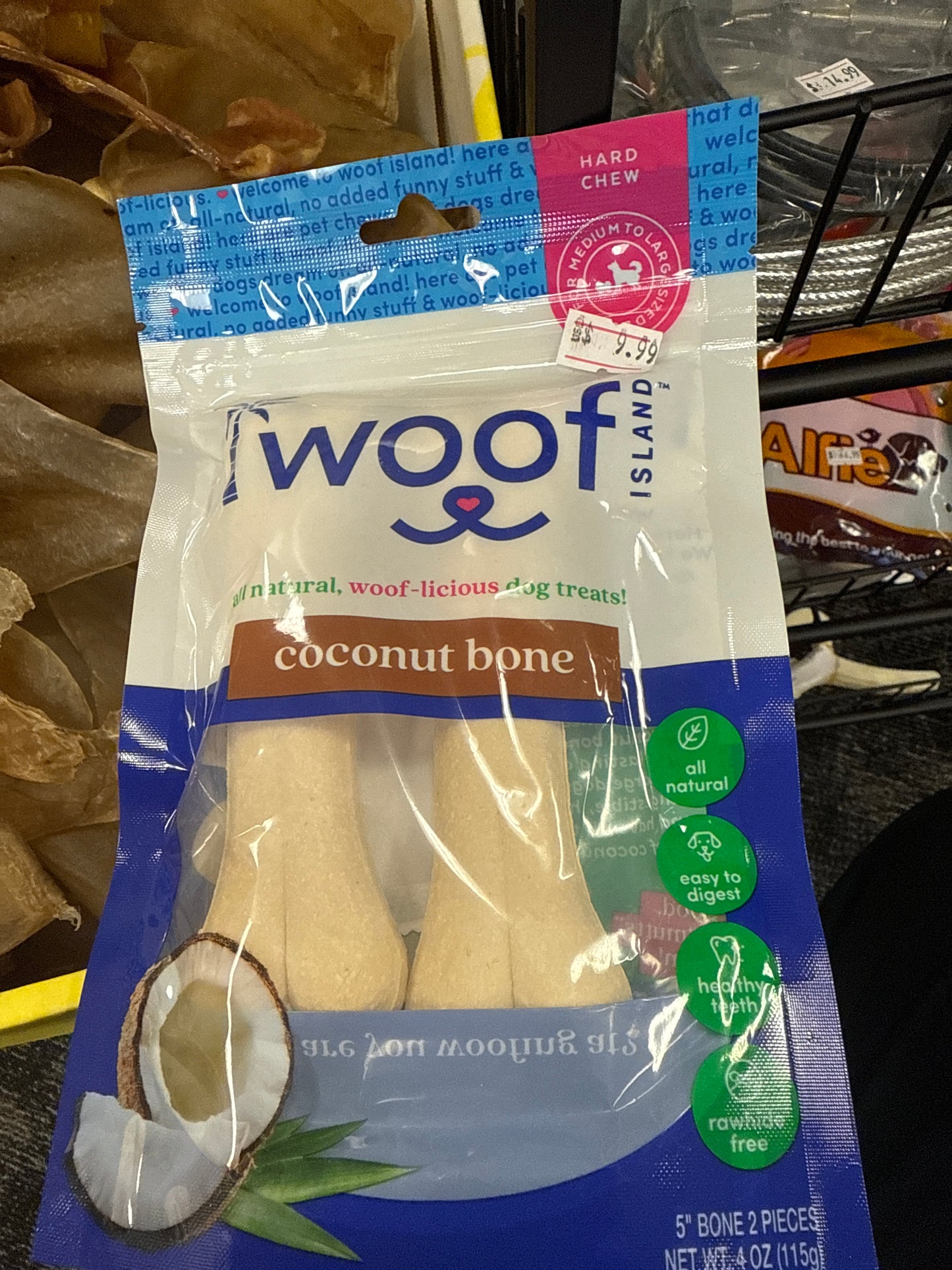Woof Island Coconut Bone 5” - 2ct