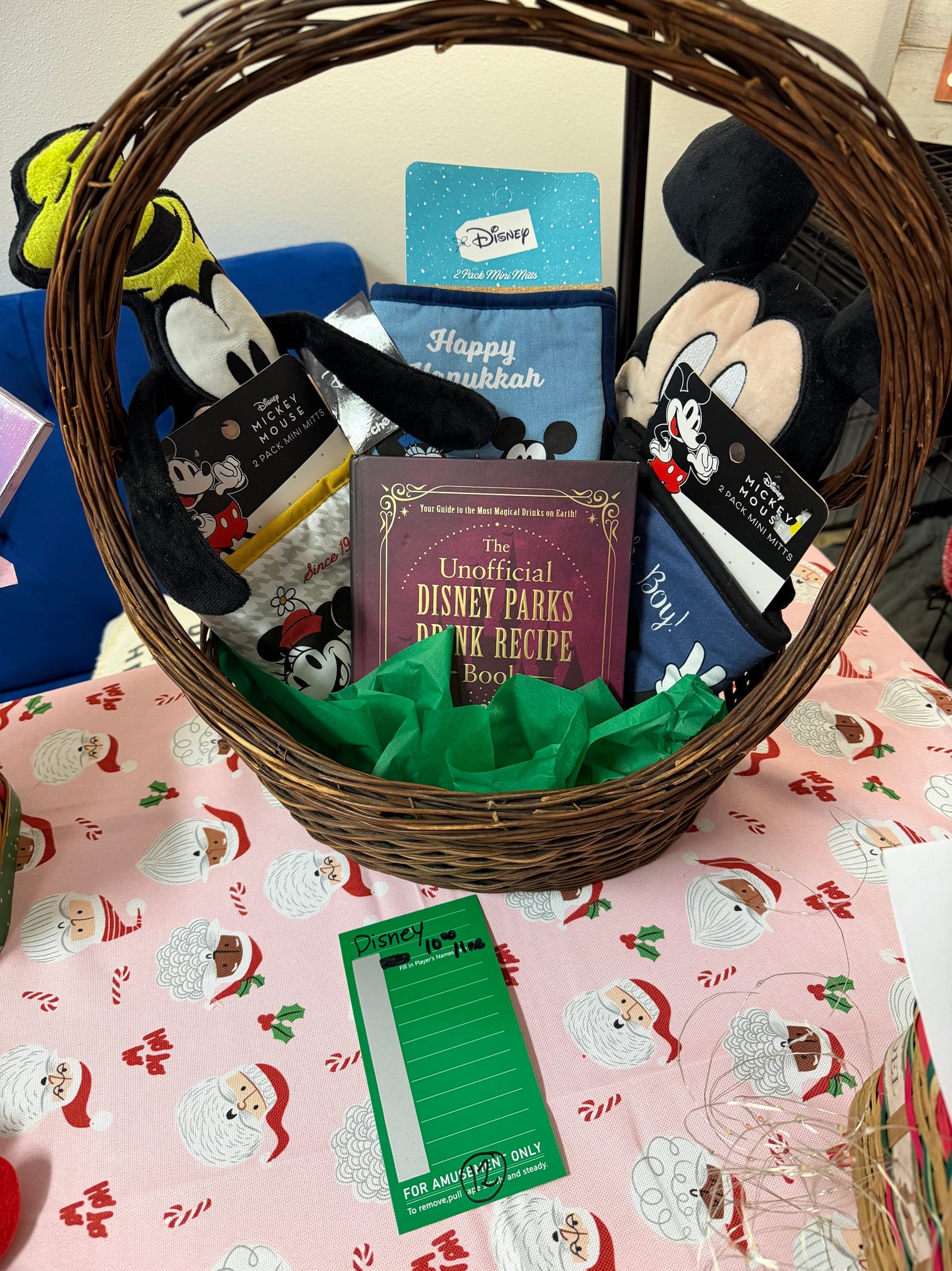 Holiday Party Auction fundraiser Disney Basket