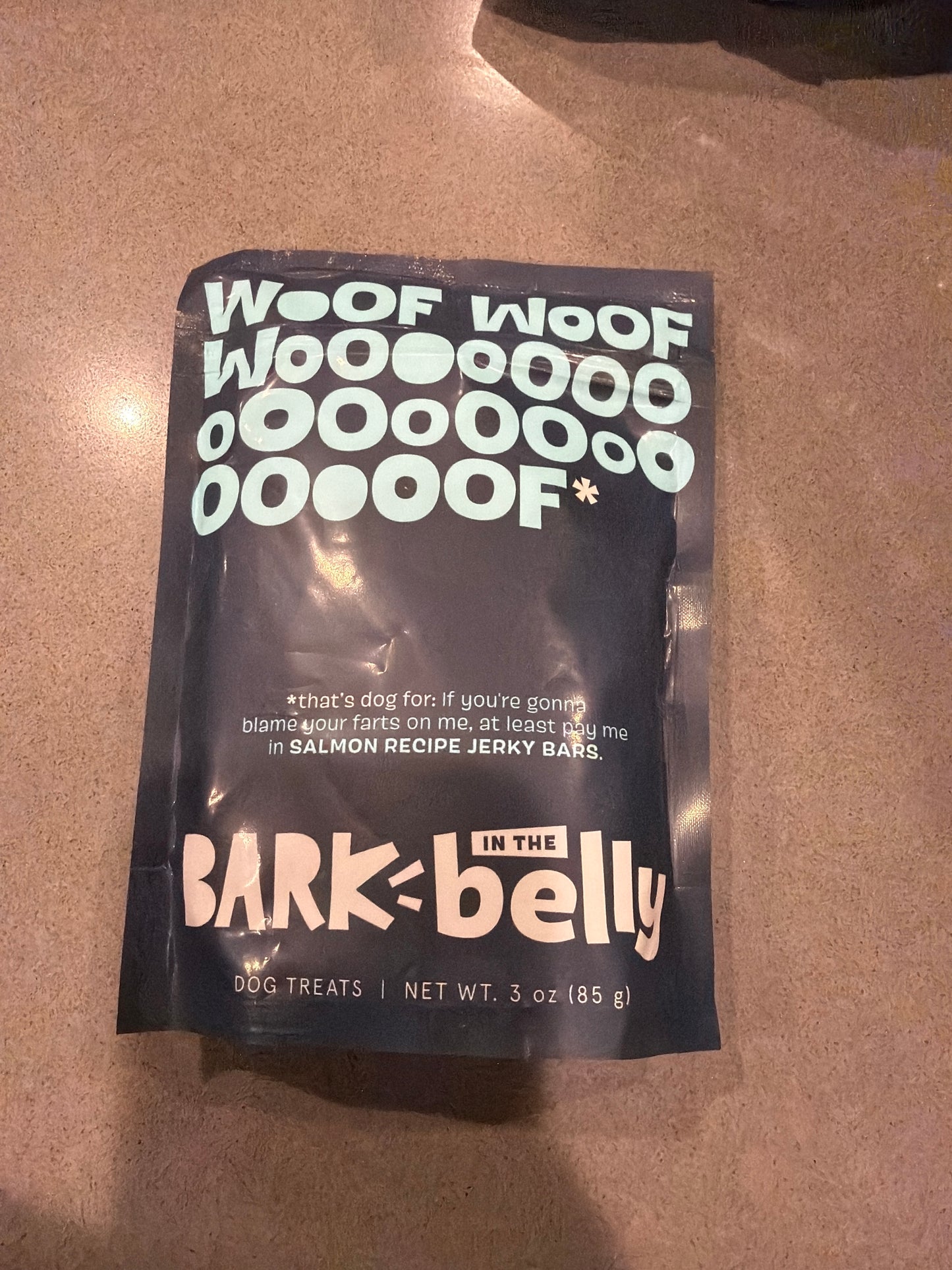 Bark in the Belly Salmon Recipe jerky bars dog treats