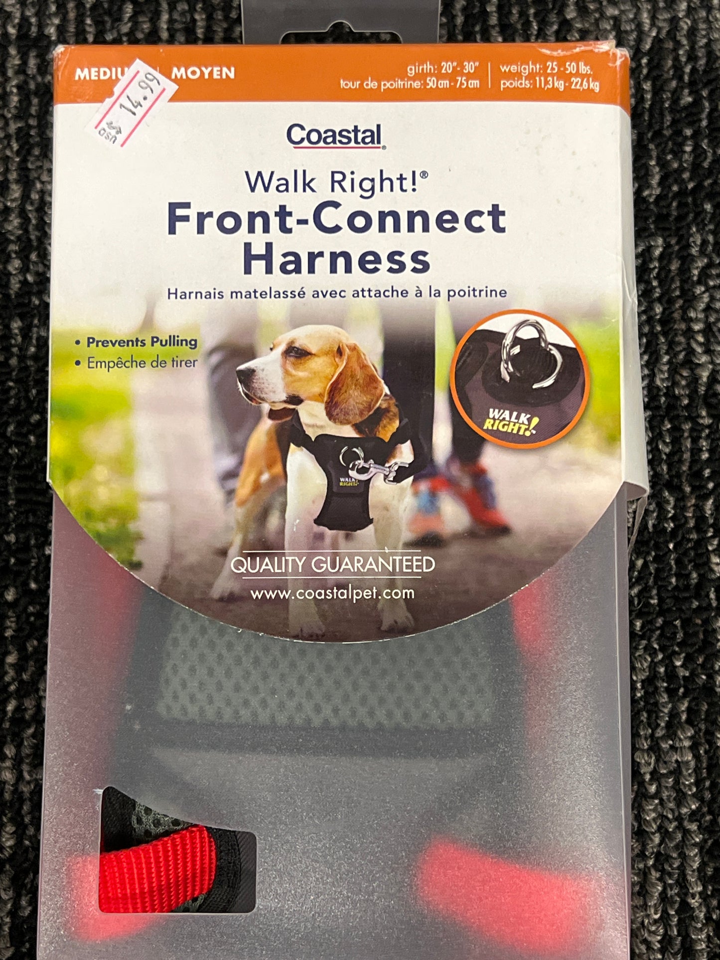 Coastal Front-Connect Dog Harness Medium