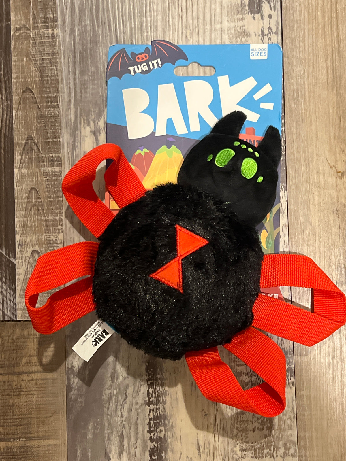 Bark Blake Widow spider large dog toy all sizes