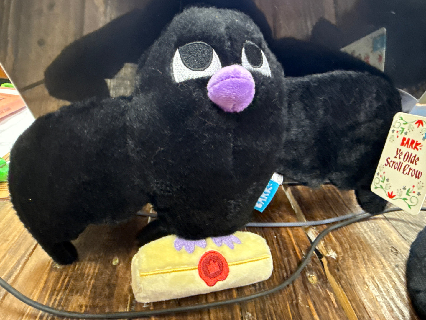 Bark ye old scroll Crow