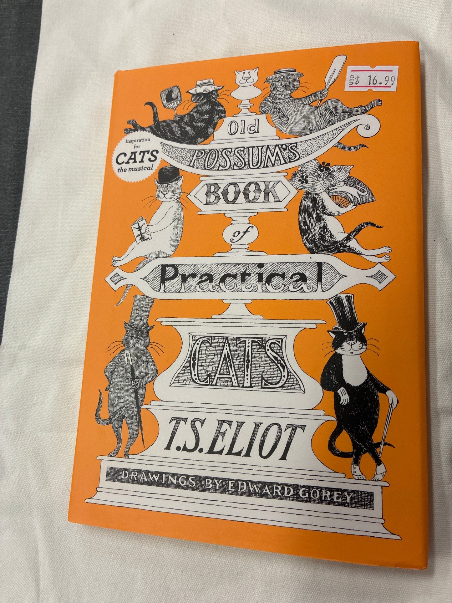 Old possum’s book of practical cats By T.S. Eliot