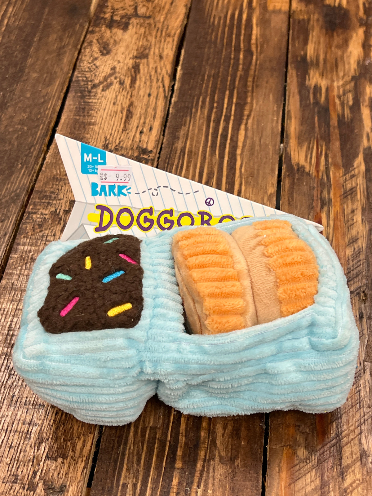 Bark Doggoroos Cookies dog toy size medium