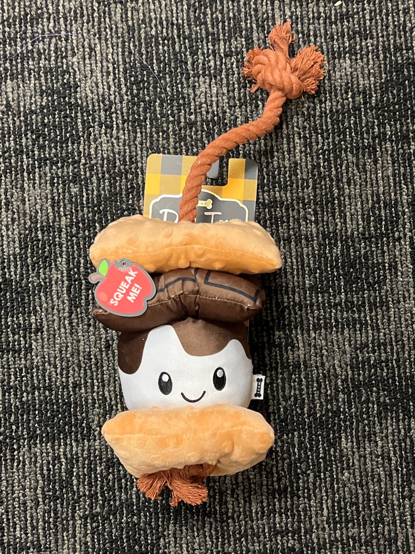 Woof S’mores Dog Toy size XL