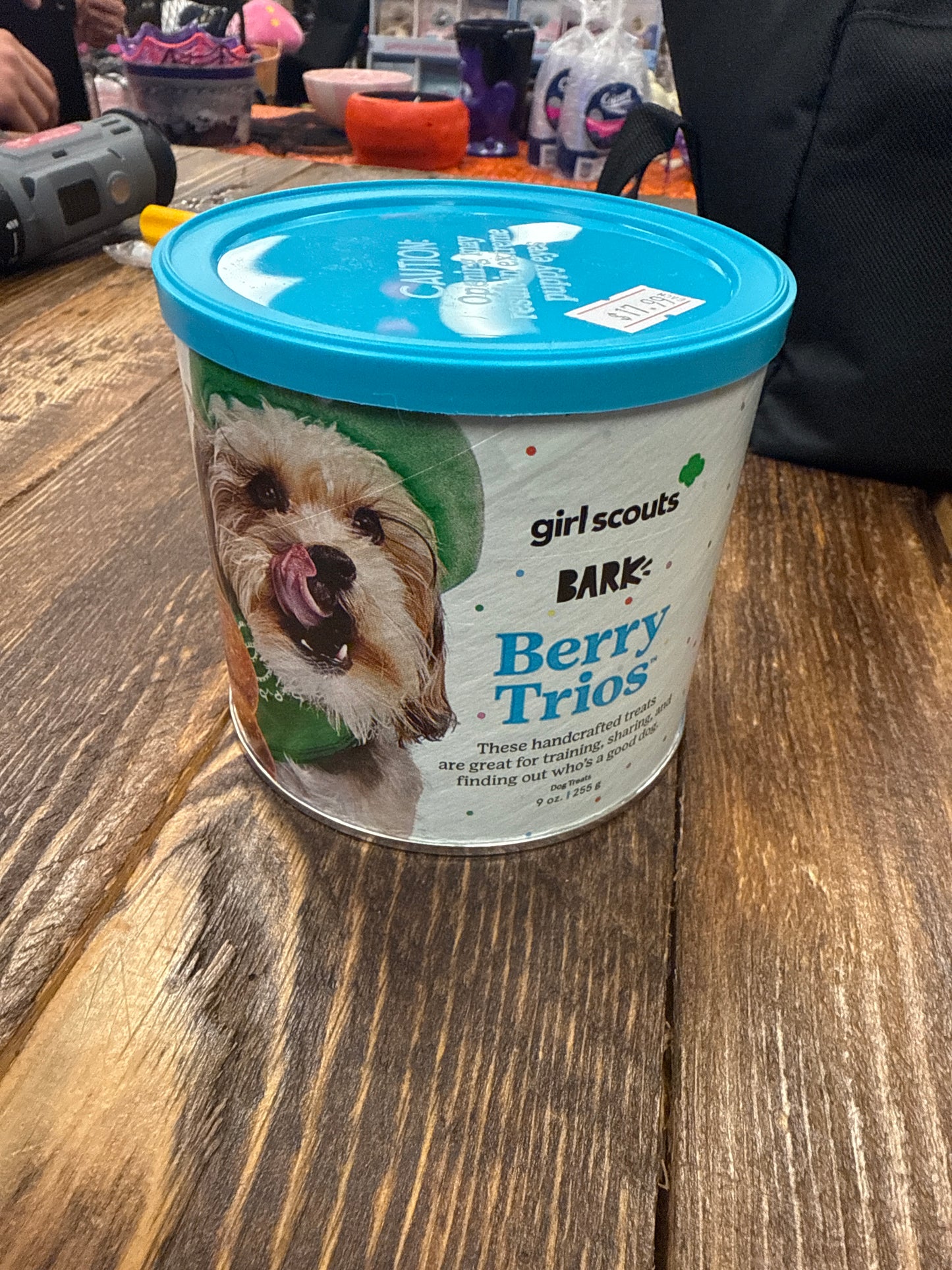 Bark Berry Trios Girl Scouts Dog Treats 9oz
