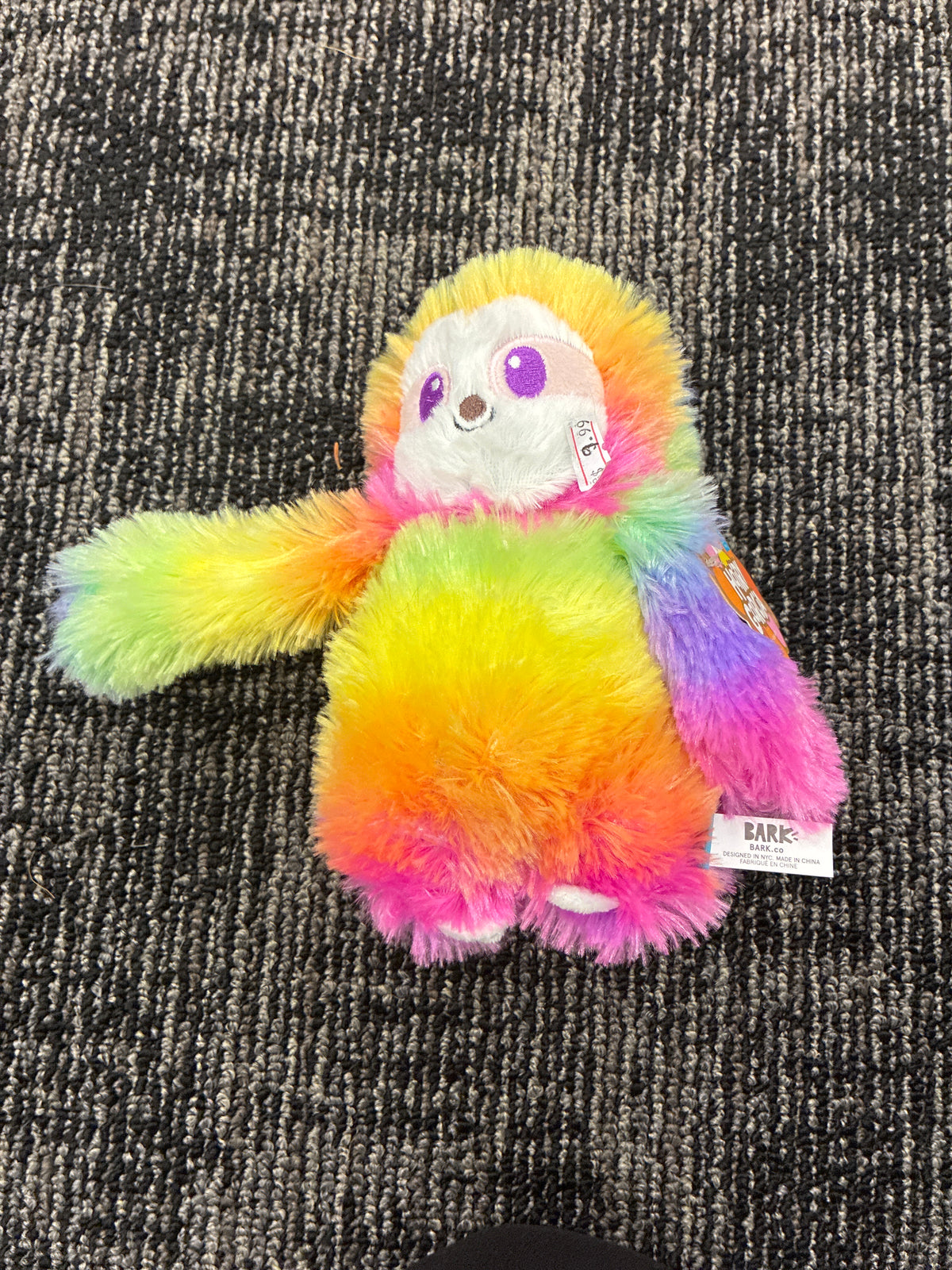 Bark Hairy Garcia dog toy size medium