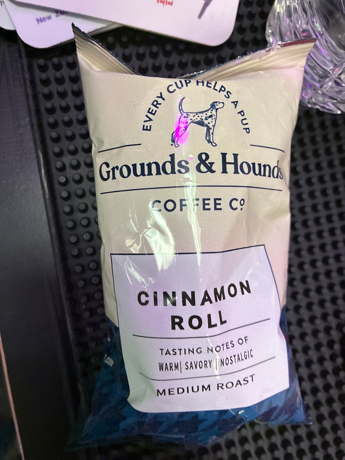 Grounds and Hounds Coffee Co. 1.5 oz Cinnamon Roll