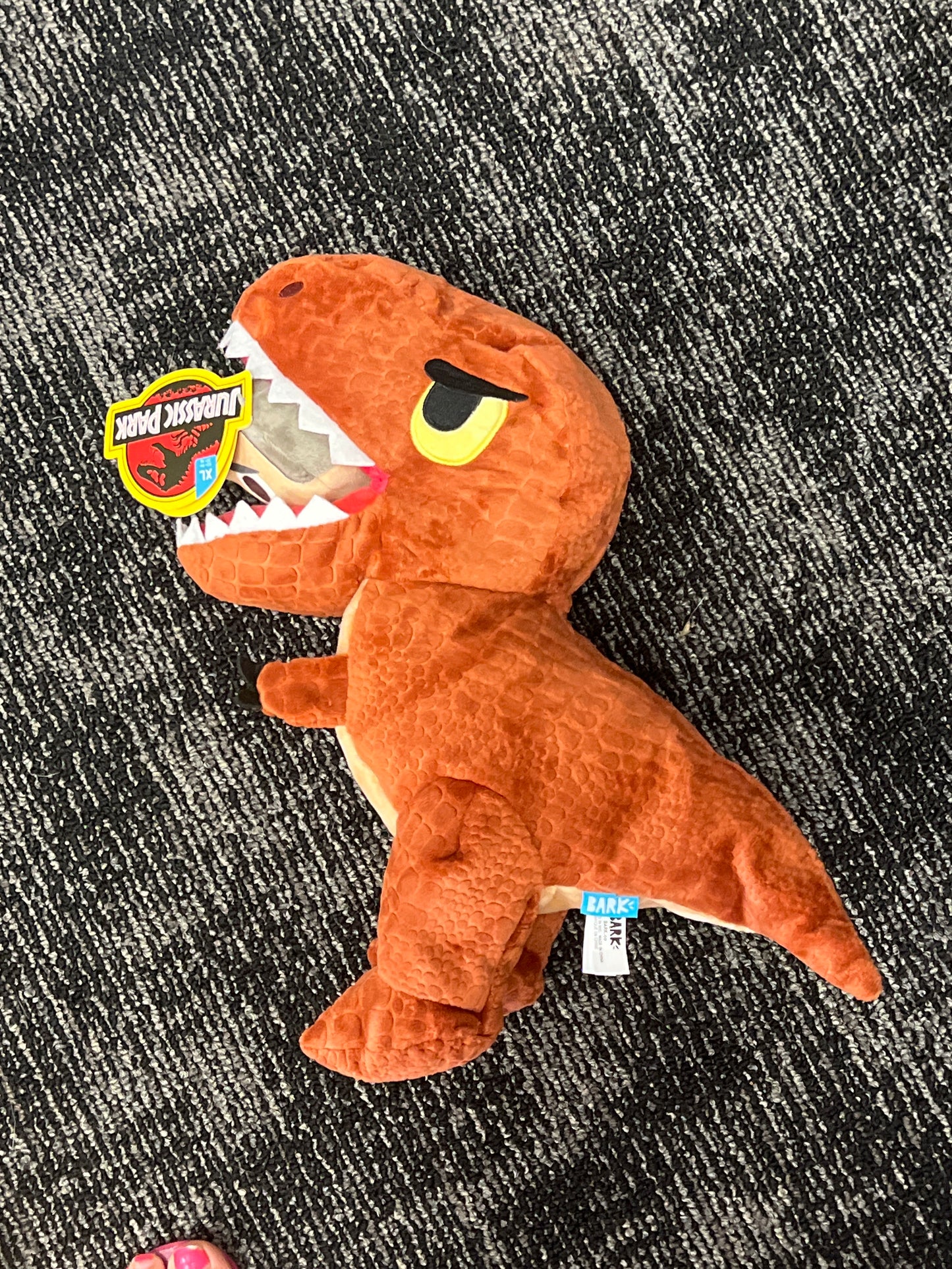 Bark Jurassic Park T-Rex XL dog toy