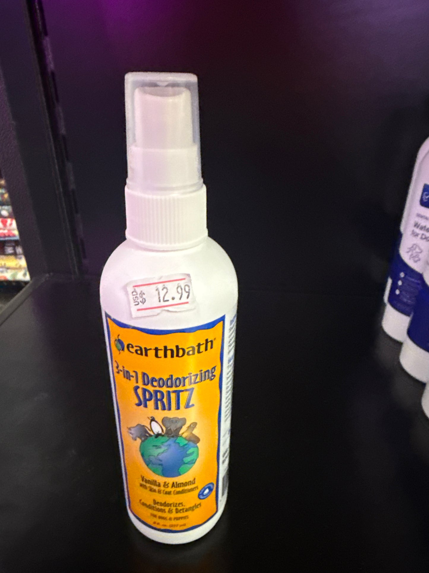 Earth Bath 3-in-1 Deoderizing Spritz 8oz Vanilla and Almond Scent