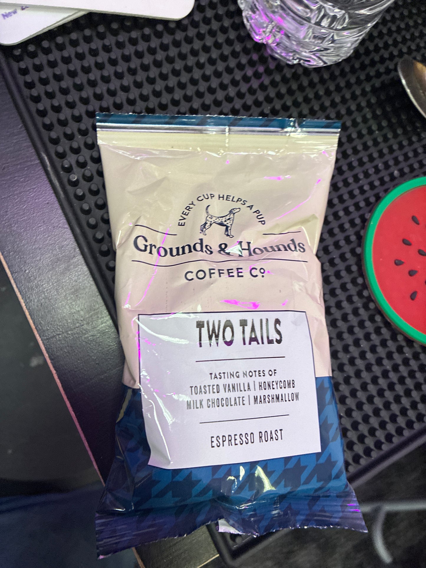 Grounds and Hounds Coffee Co. 1.5 oz Two Tails