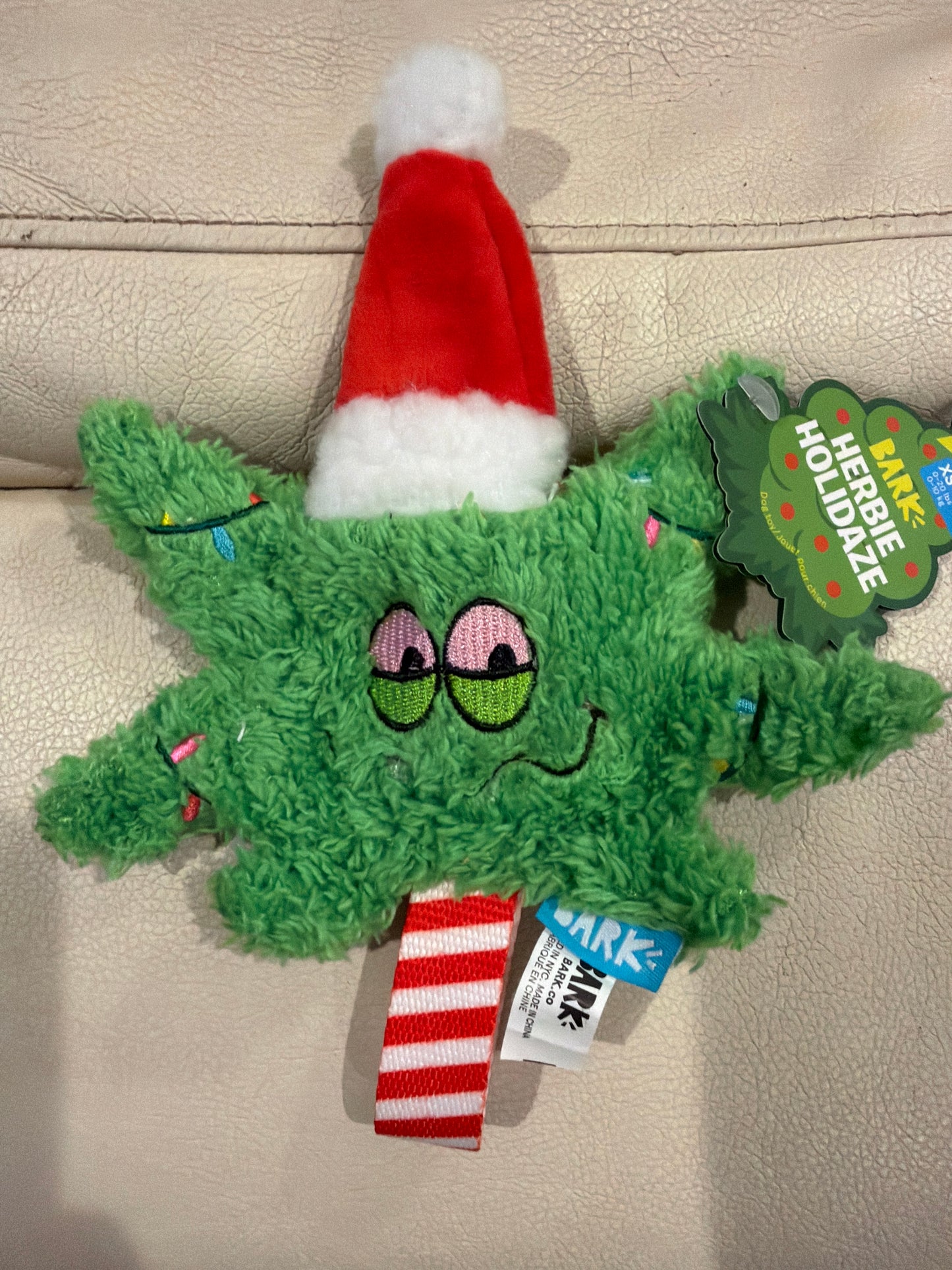 Bark 420 Herbie Holidaze dog toy size M/L