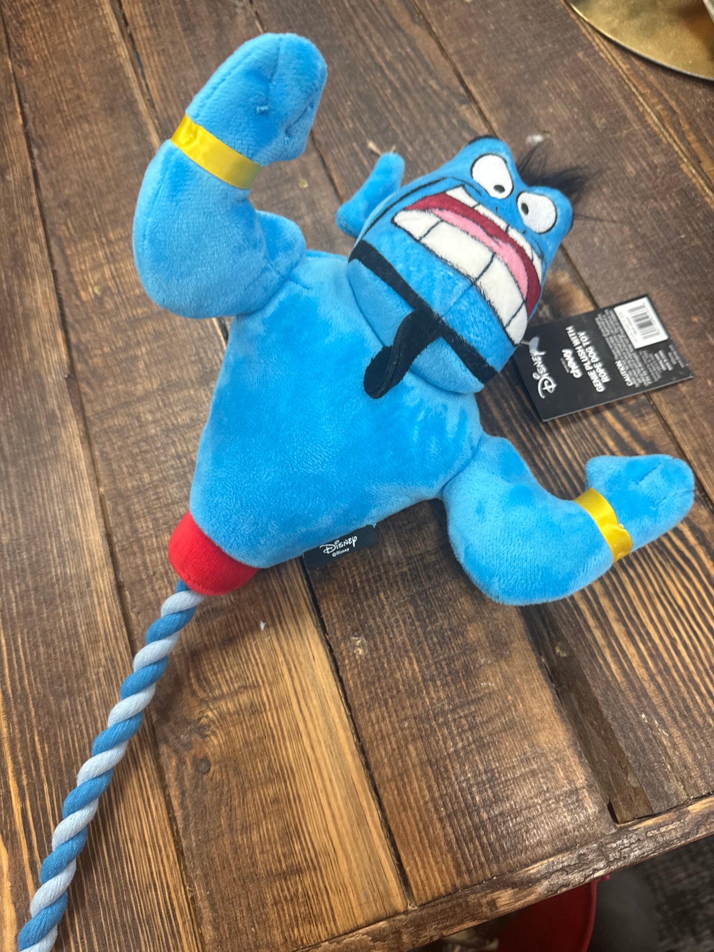 Disney Genie Aladdin Plush Dog Rope Toy