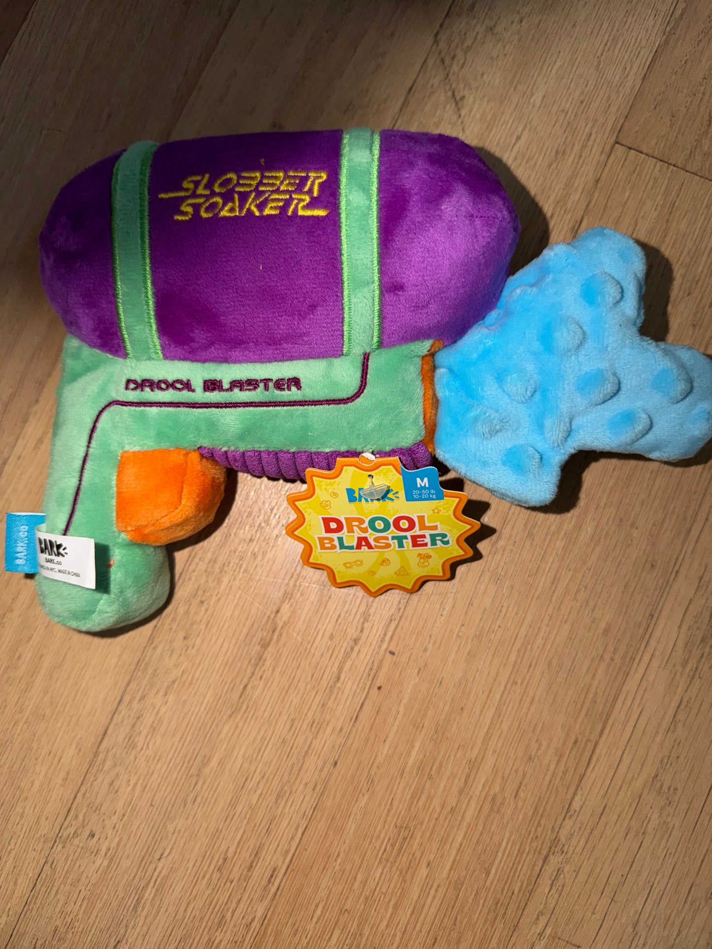Bark Drool Blaster slobber soaker dog toy size m