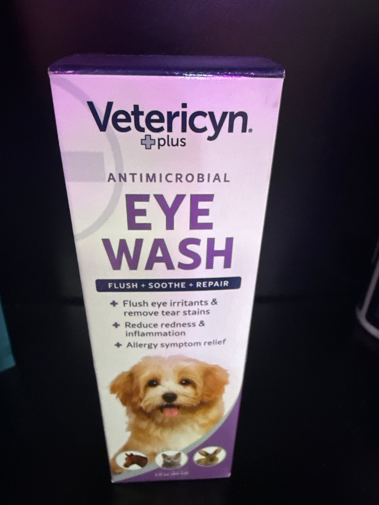Vetericyn Antimicrobial Eye Wash 3oz all animals