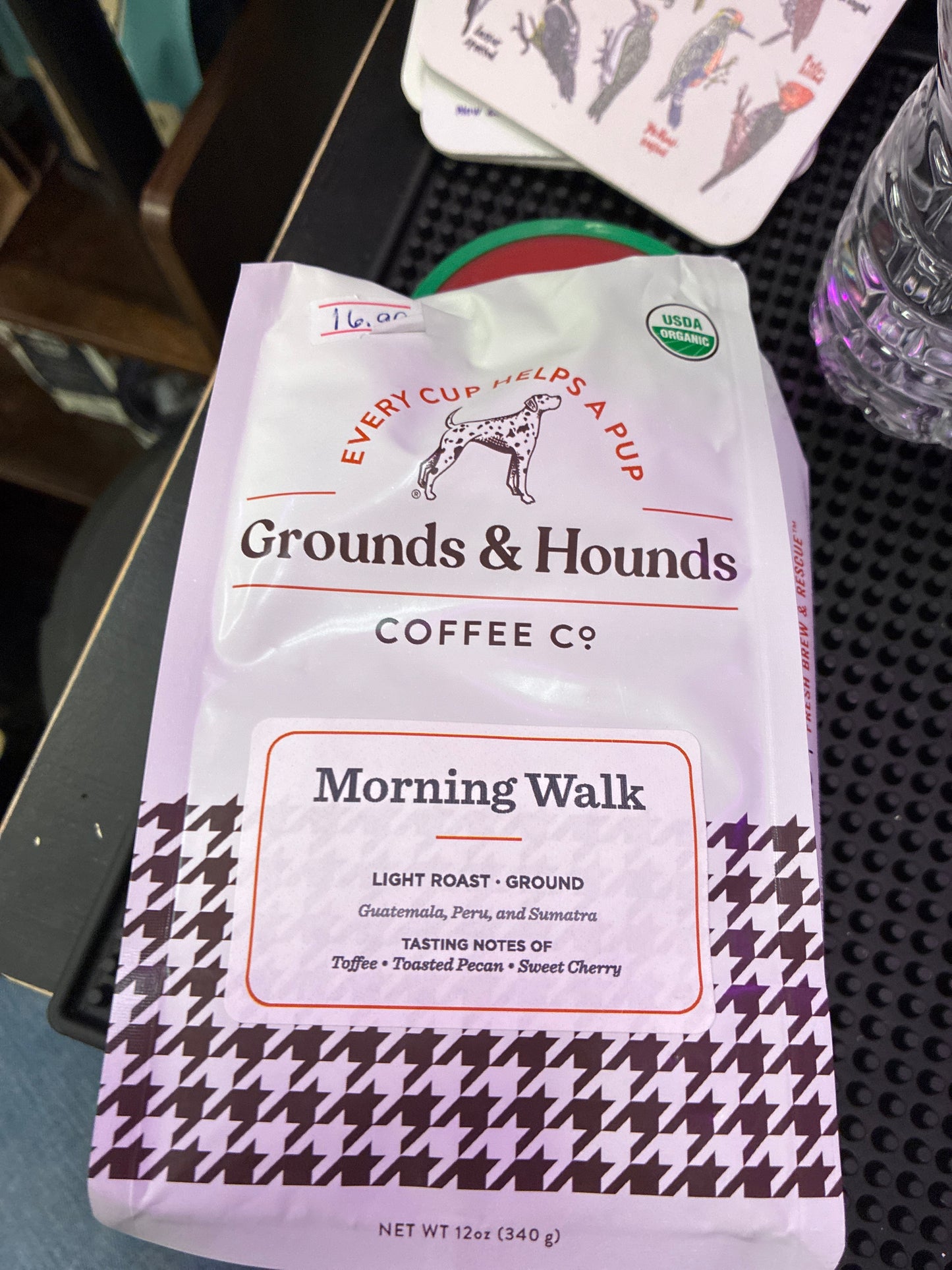 Grounds and Hounds Coffee Co. 12 oz. Morning walk