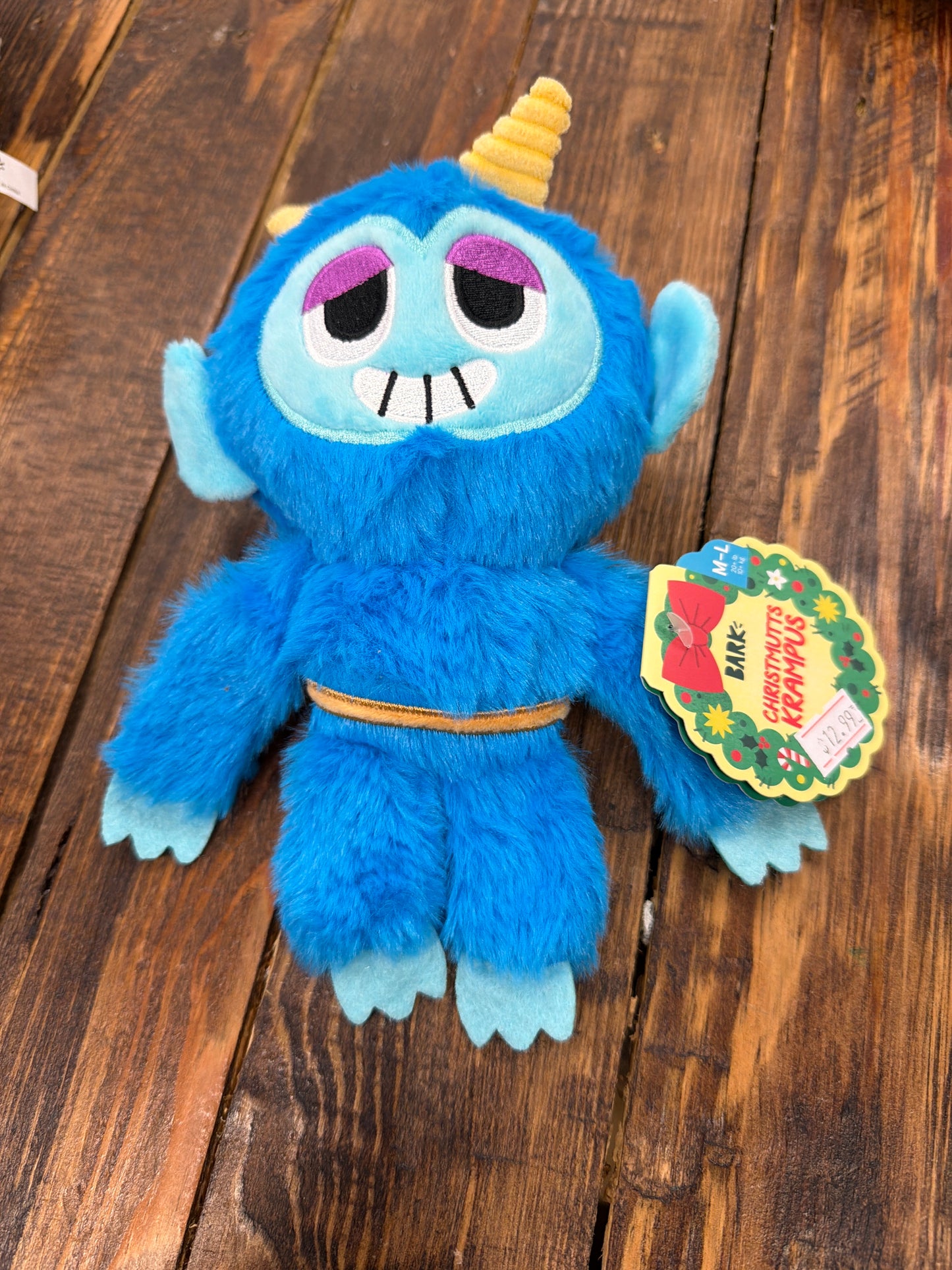 Bark Christmutts Krampus Dog Toy size M/L