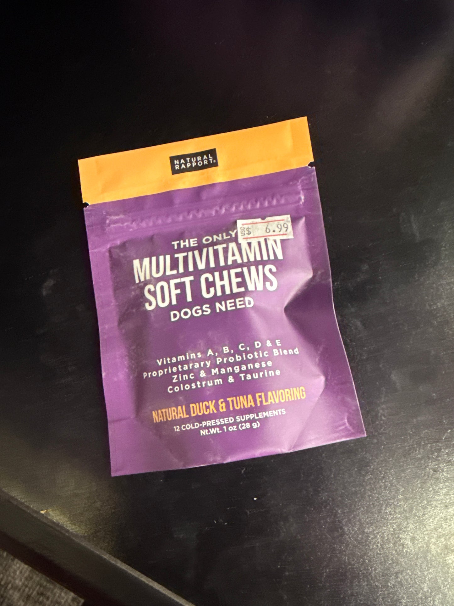 The Only Multivitamin Soft Chews Dogs Need Duck and Tuna Flavoring