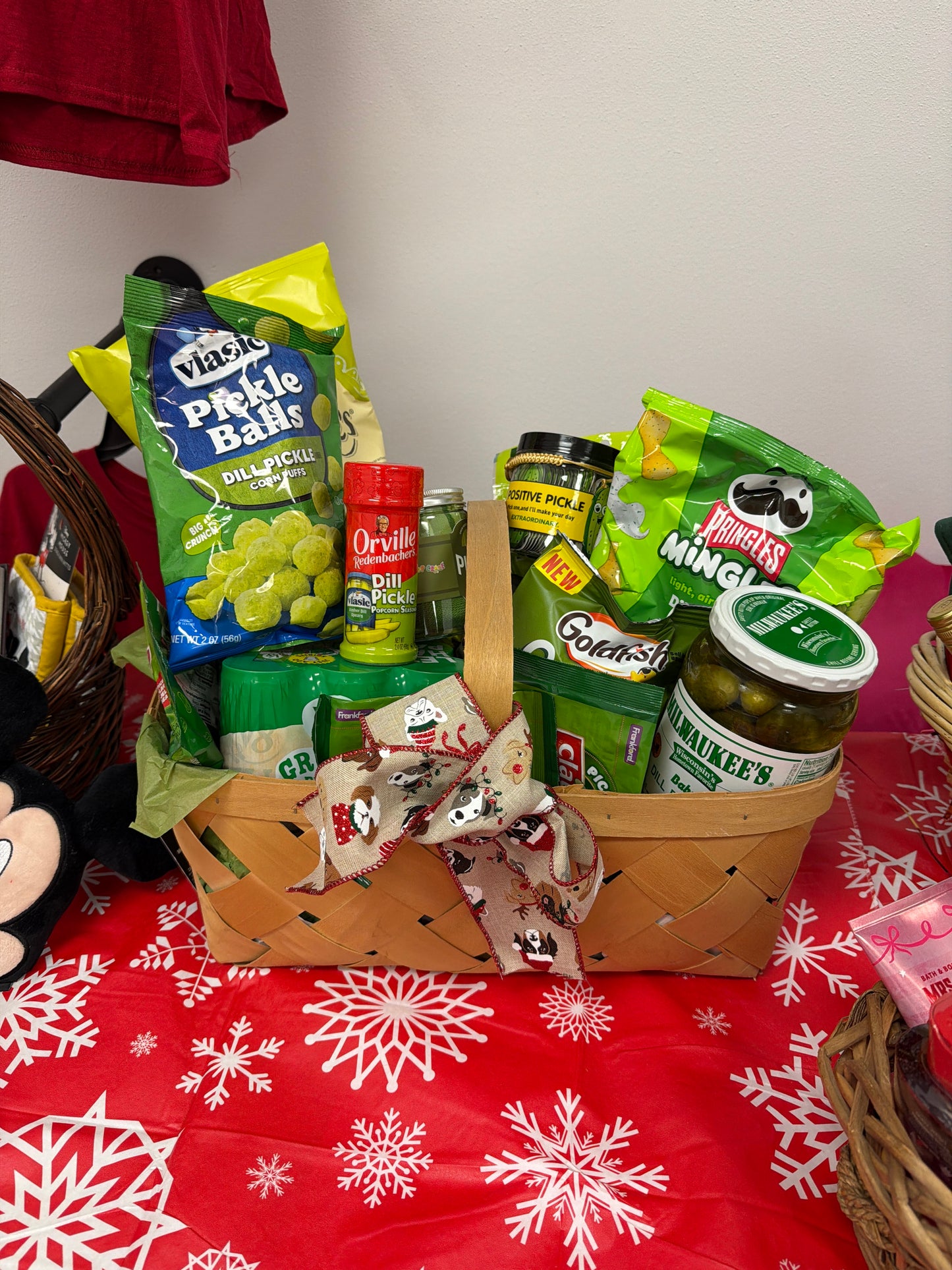 Holiday Party Auction Fundraiser Pickle Lover Basket