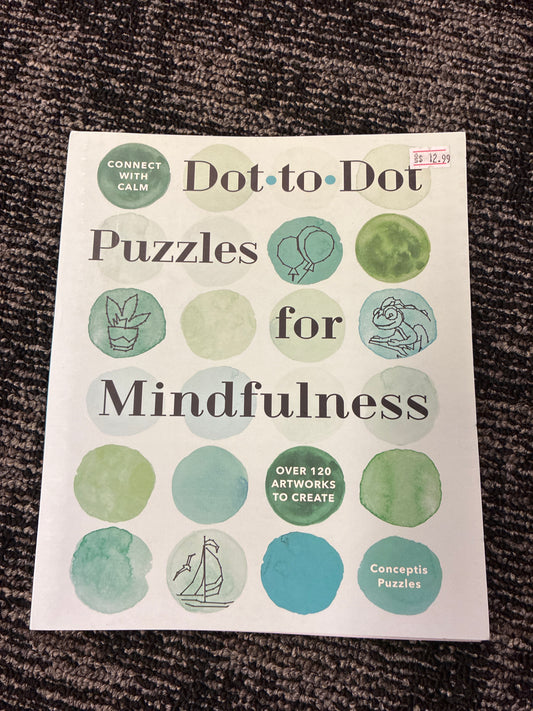 Dot to dot puzzle for mindfulness