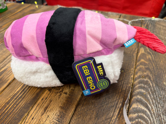 Bark Ebi Eiko Sushi dog toy size  XL