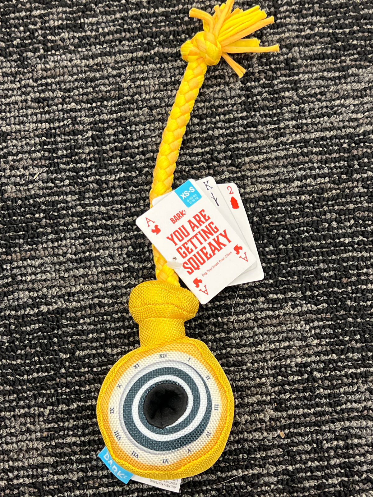 Bark You are getting Squeaky dog toy xs-s