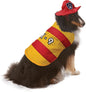 Fireman Dog Costume Fashion Pet Halloween Costumes Extra Large X/L Fits 24-29"