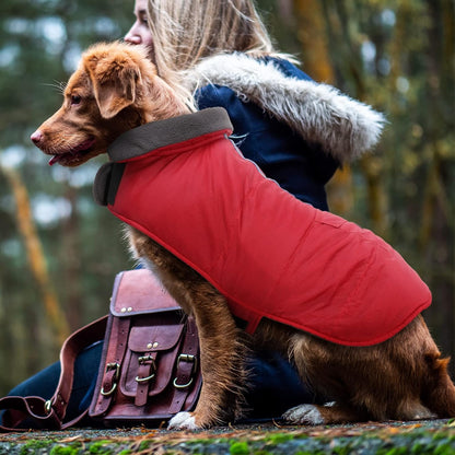 Dog Coats for Medium Dogs Jackets for Medium Dogs Pet Clothes for Medium Dog Cold Weather Coats Medium Dog Sweater Dog Apparel & Accessories Dog Winter Coat Dog Snow Jacket (Red, Medium)