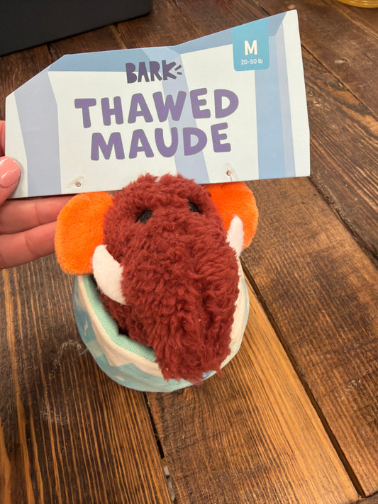 Bark Thawed Maude dog toy size medium