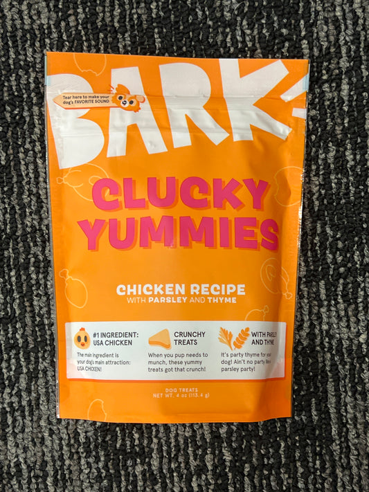 Bark Clucky Yummies Chicken with Parsley and Thyme crunchy dog treats