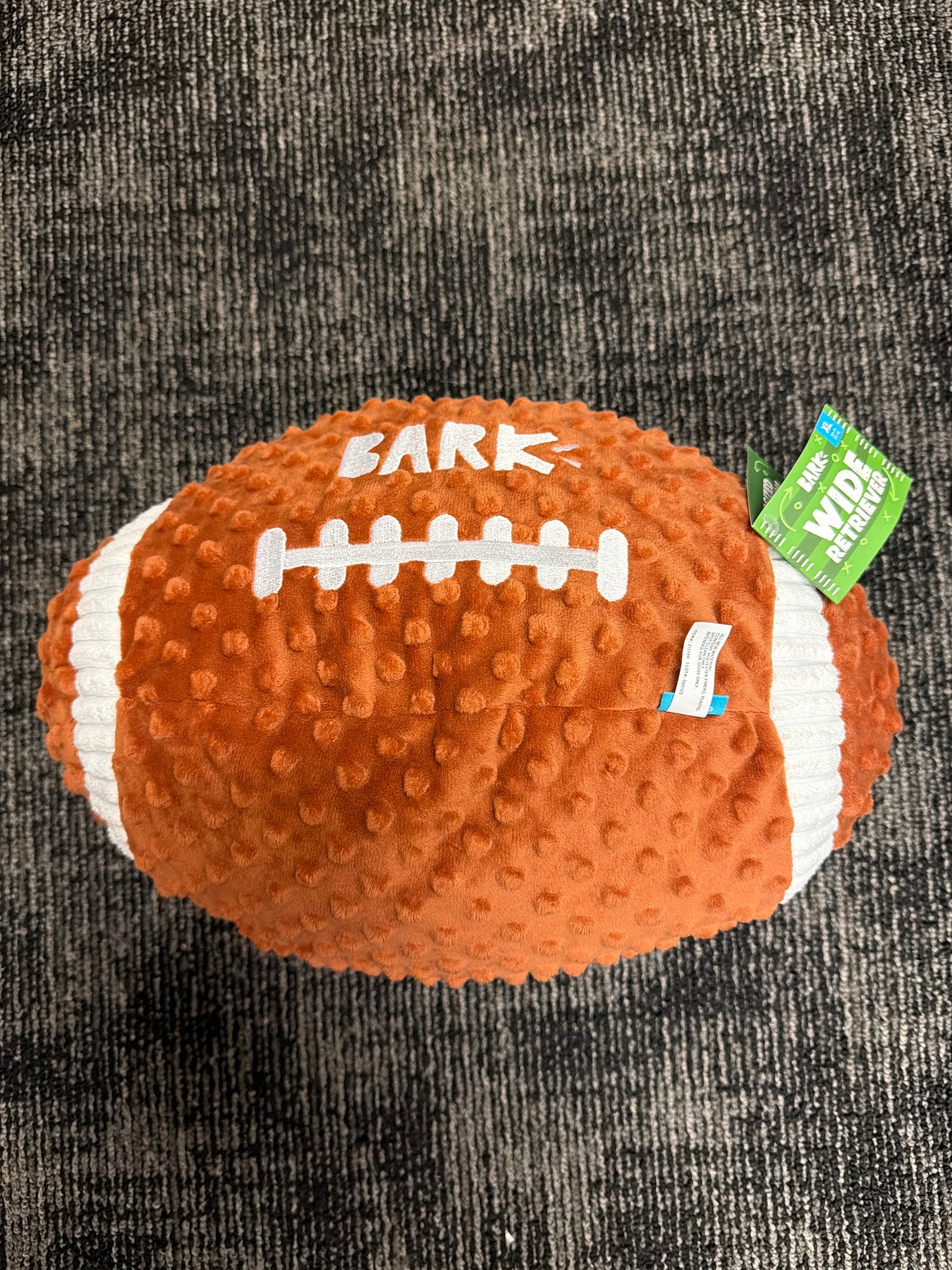 Bark Wide Retriever Football dog toy XL