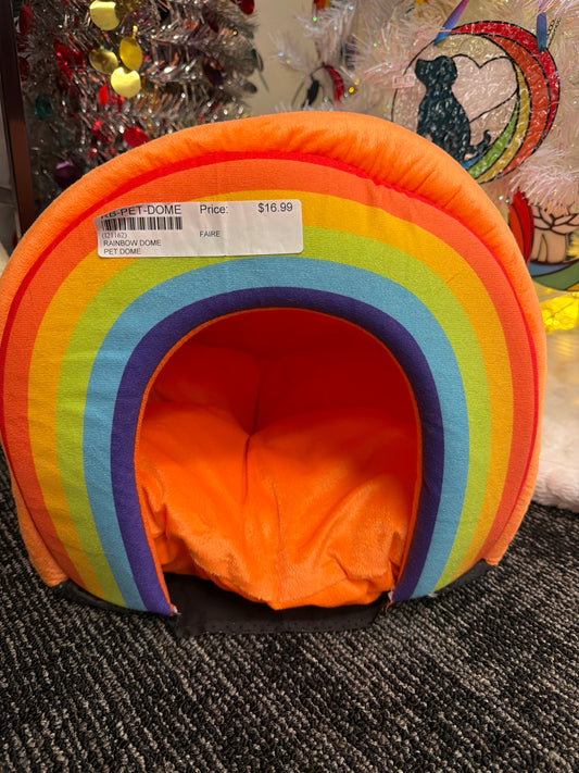Rainbow Pet Cave Bed Small