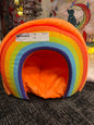 Rainbow Pet Cave Bed Small