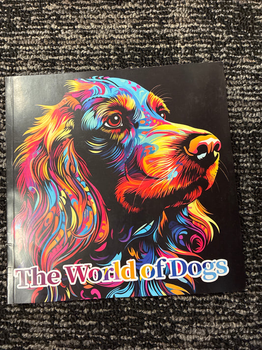 The world of dogs coloring book