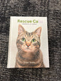 Rescue cat by Traer Scott