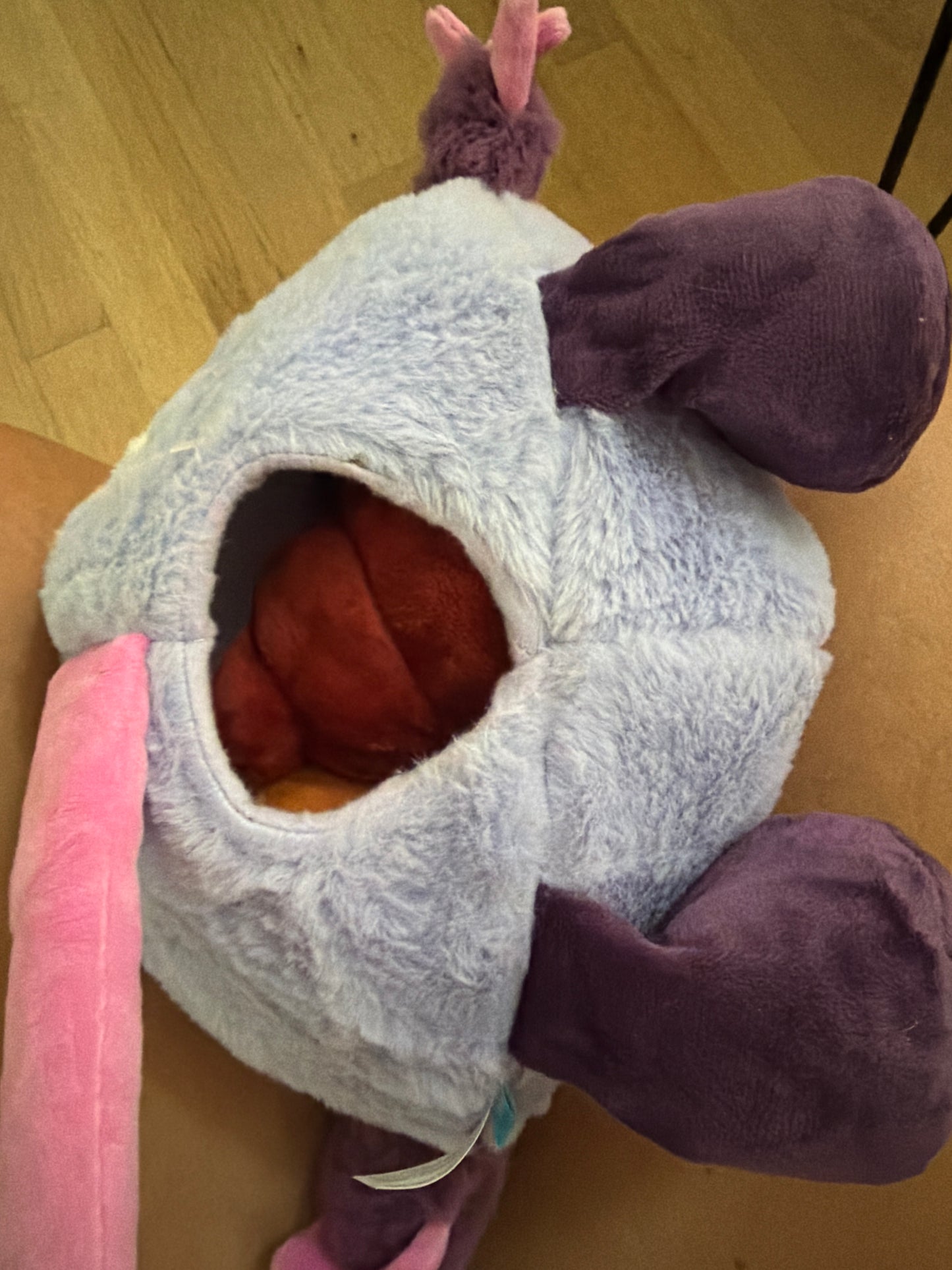 Bark Poopers the Oppossum dog toy size XL