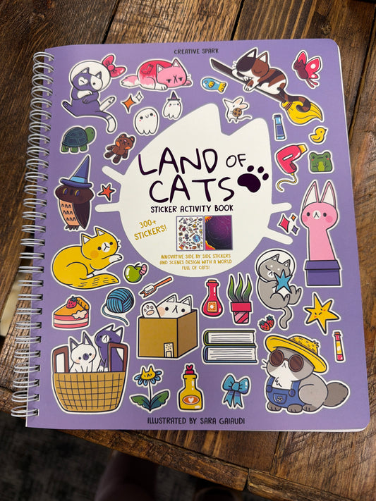 Land of Cats Sticker Activity Book
