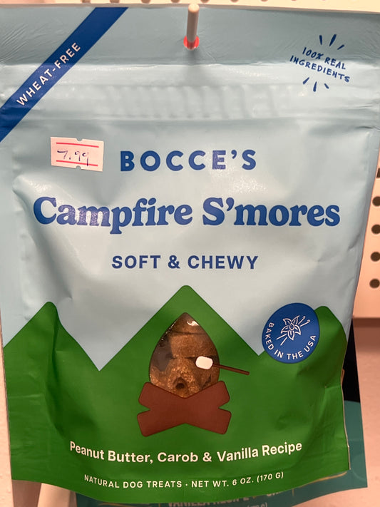 Bocce’s Campfire S’mores dog treats